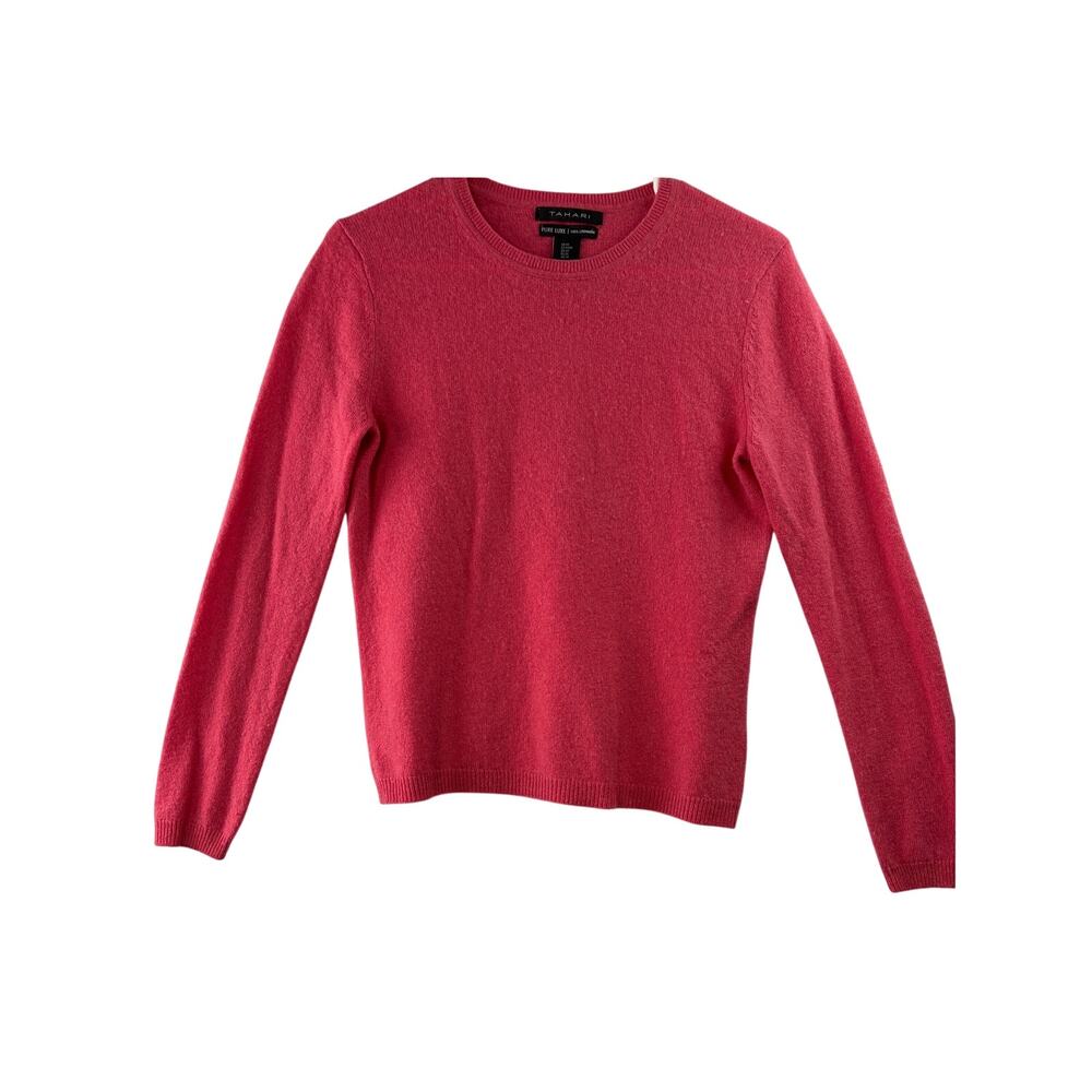 Tahari Pure Luxe Cashmere Sweater – Pink – Size M